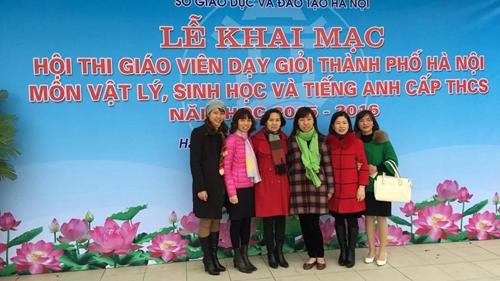 Trường THCS Đô Thị Việt Hưng dự khai mạc hội thi Giáo viên dạy giỏi THCS cấp Thành phố